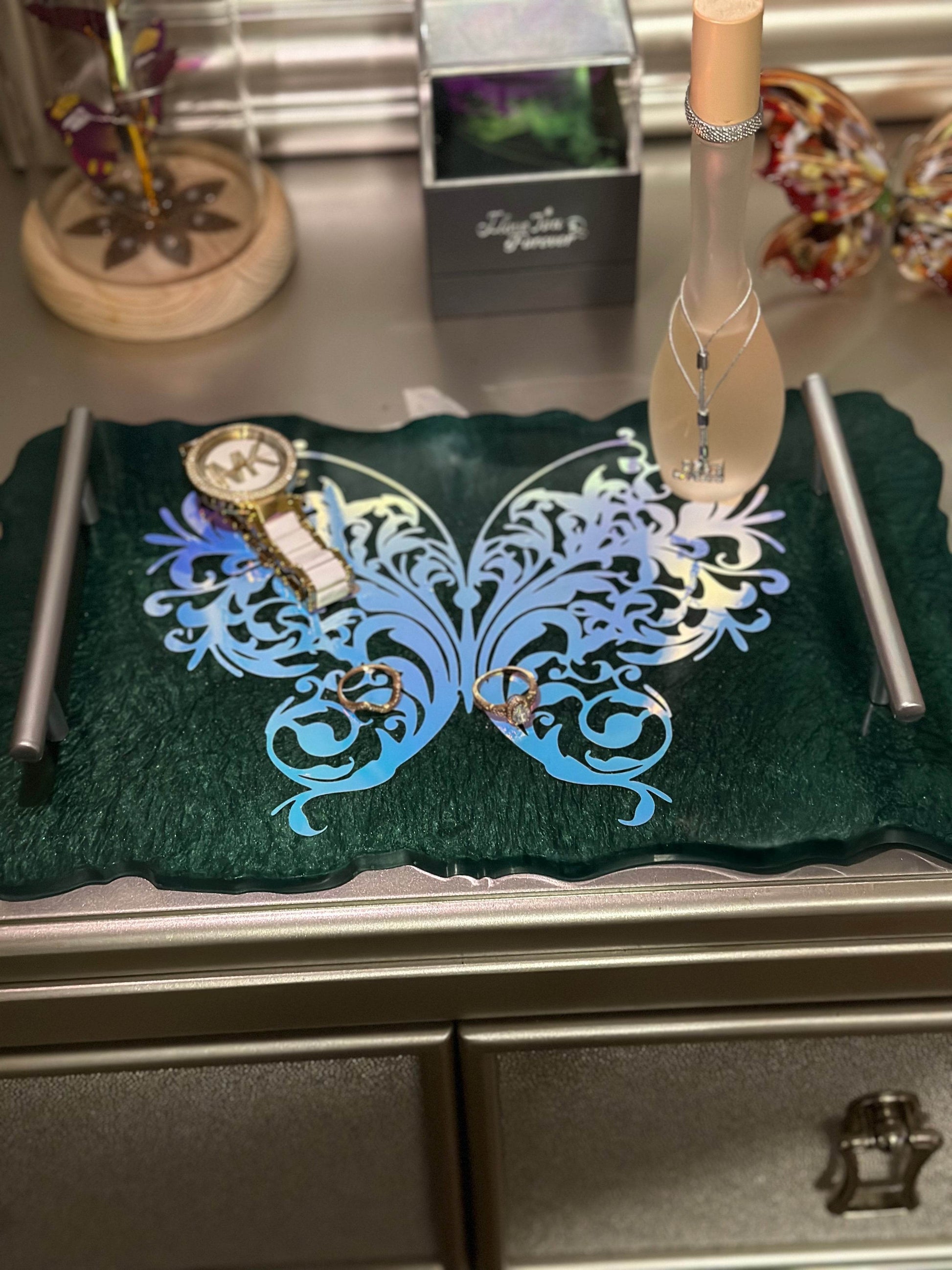 🦋 **Ethereal Butterfly Jewelry Tray** - PuzzlePieces2326