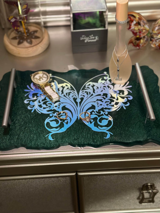 🦋 **Ethereal Butterfly Jewelry Tray** - PuzzlePieces2326