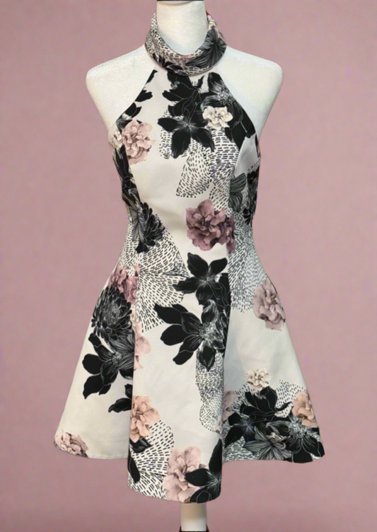 Keepsake Modern Elegance Halter Dress