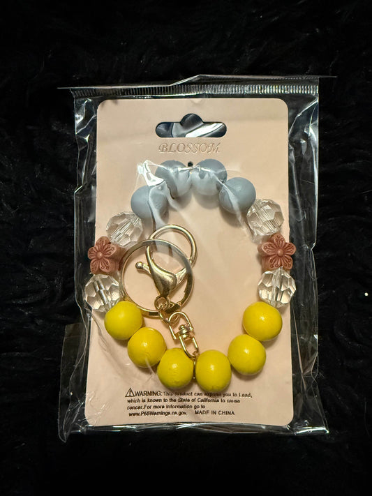 🌸 Spring Vibes Beaded Keychain Accessory 🌸 - PuzzlePieces2326