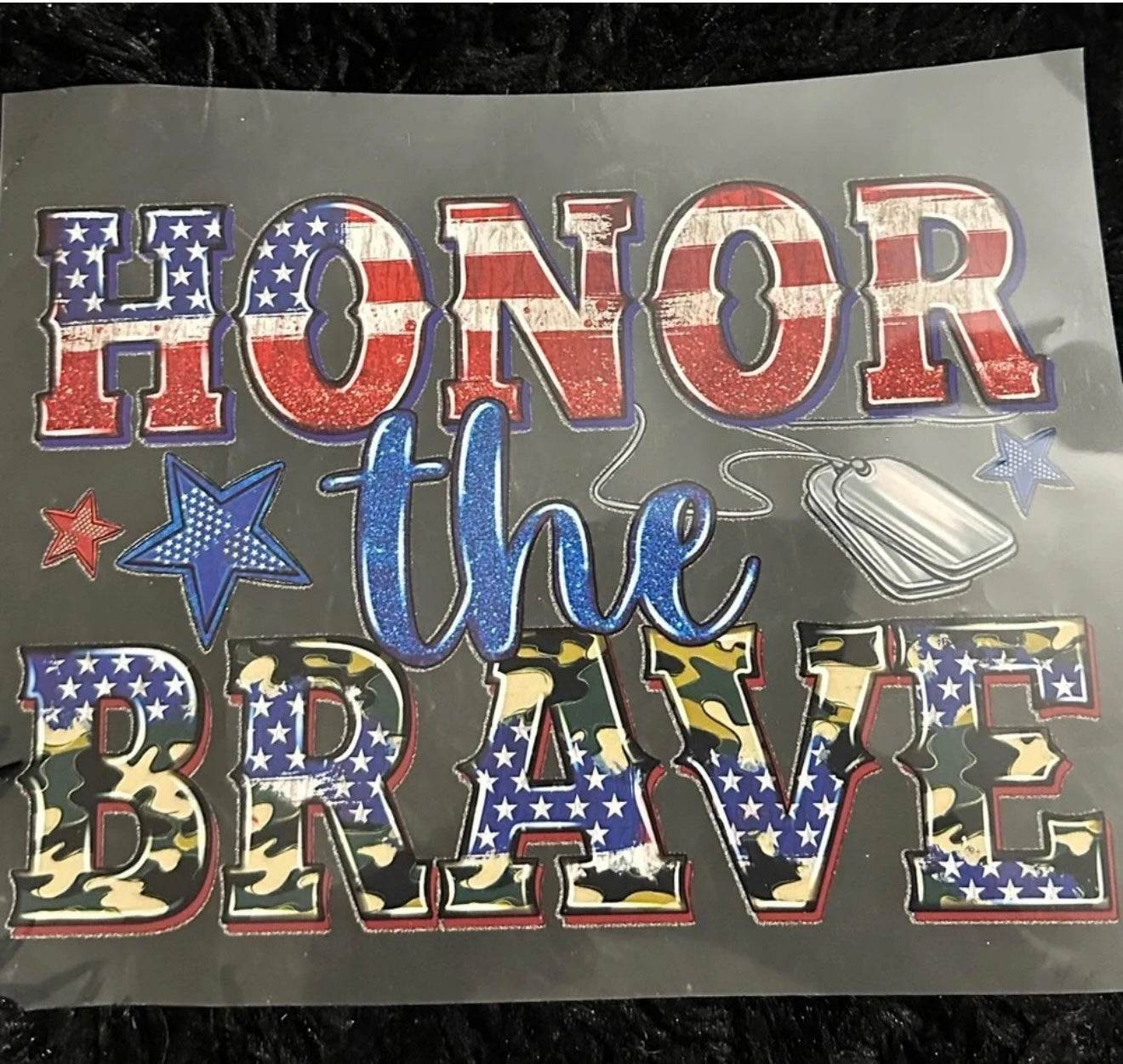 🇺🇸 HONOR THE BRAVE T-SHIRT - PuzzlePieces2326