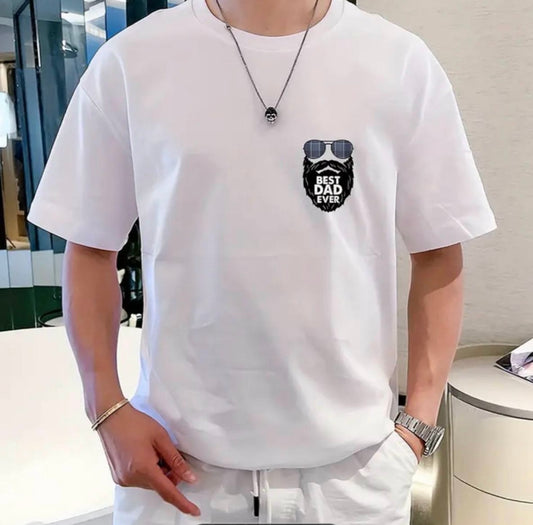 Best Dad Ever Beard T-Shirt | Cool Dad Fashion with Sunglasses Design