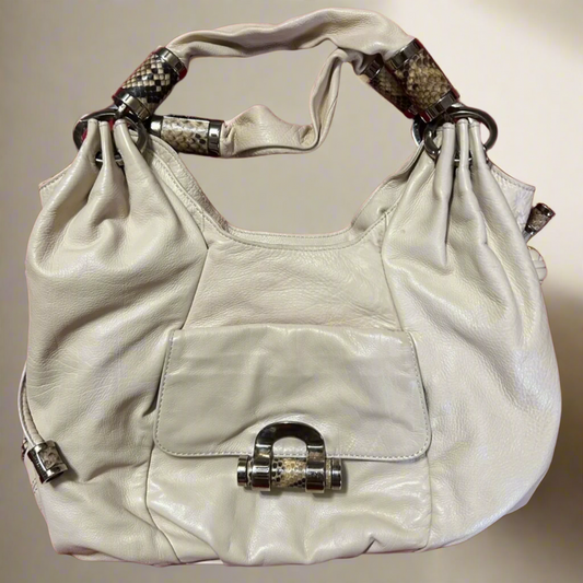 Michael Kors Luxurious Cream Dream Hobo Bag