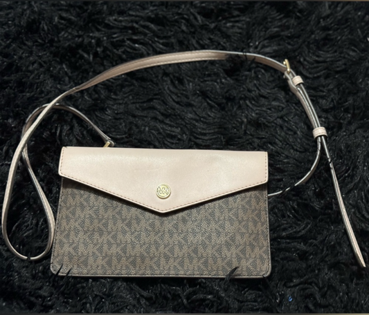 Michael Kors Two-Tone Envelope Crossbody