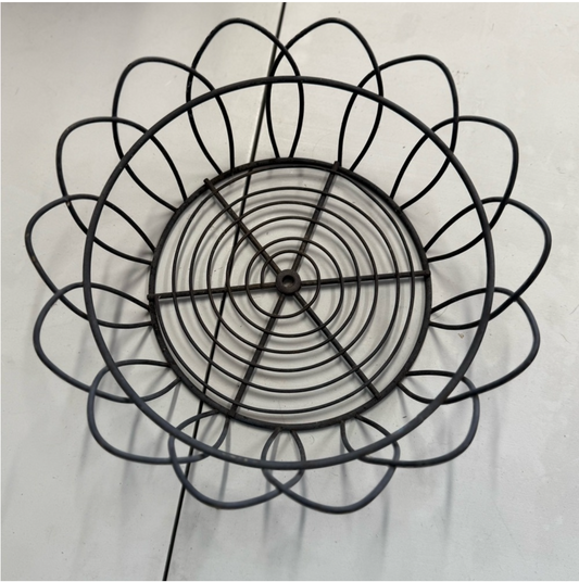 Blooming Lotus Wire Basket - Modern Farmhouse Decor