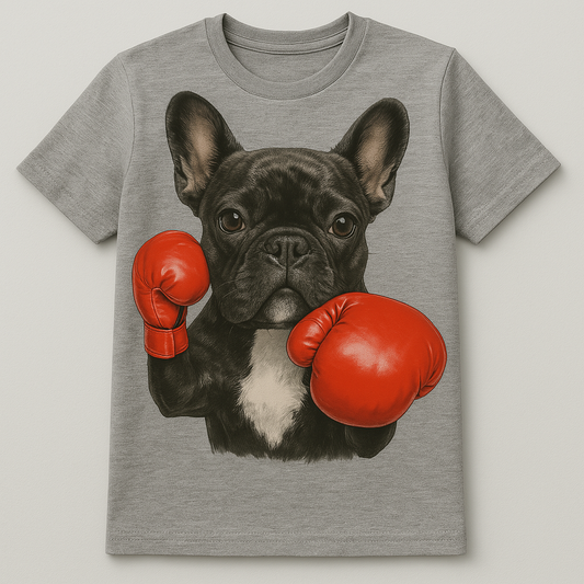 French Bulldog Boxing T-shirt | PuzzlePieces Austin