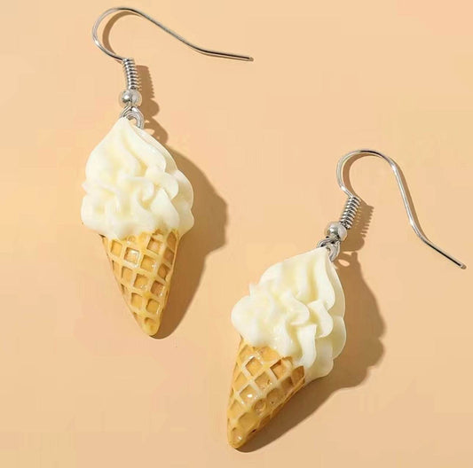 Sweet Treats Ice Cream Cone Earrings🍦 - PuzzlePieces2326