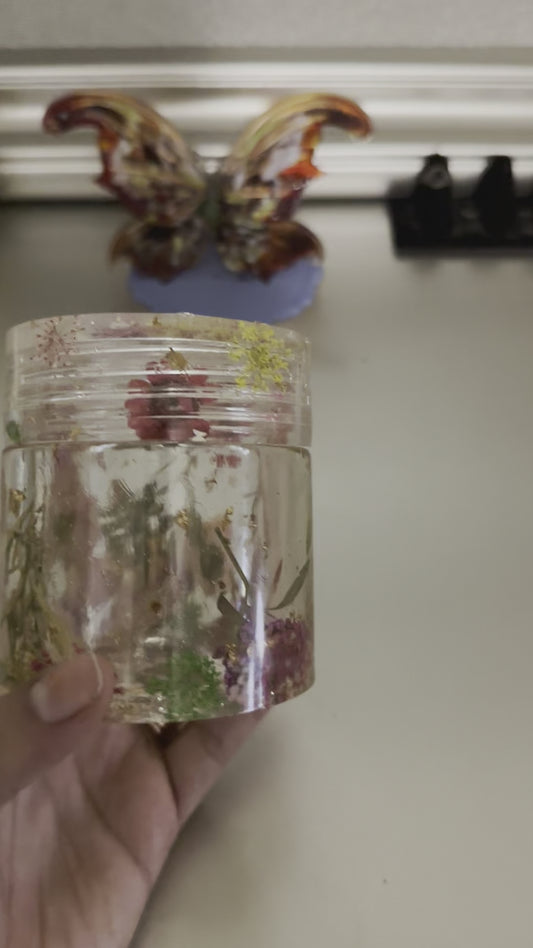 🌸 Ethereal Garden Resin Vessel
